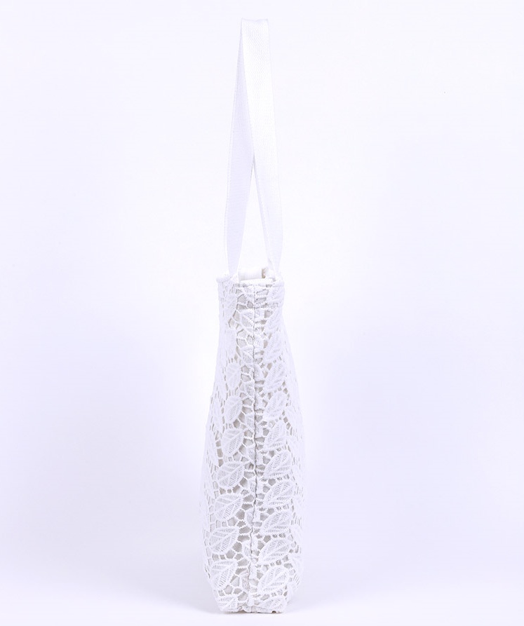 CLOI Fairy Fairy Lace Eco Bag White Black Bag Ligh