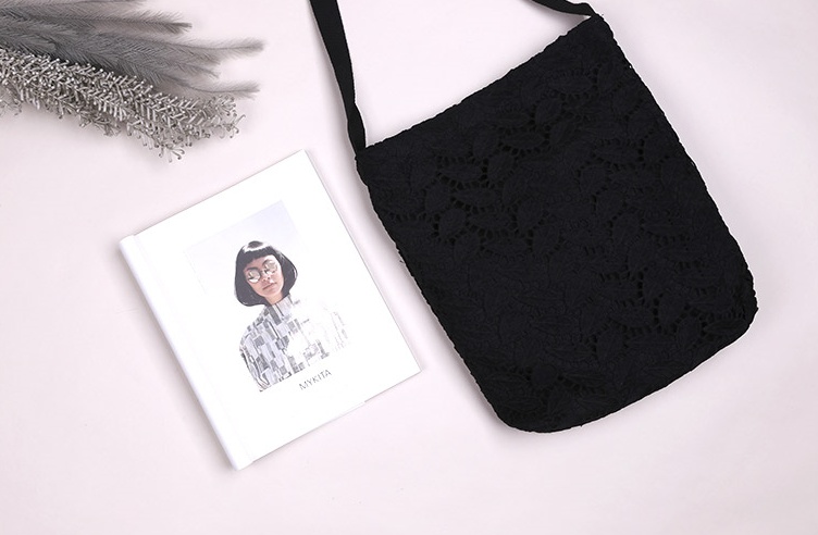 CLOI Fairy Fairy Lace Eco Bag White Black Bag Ligh