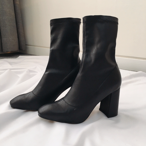 Suede Leather Span Angle Socks Boots 2TYPE Luxury 