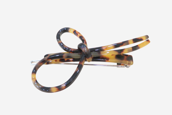 Hair Accessories Ribbon Knot Leopard Point Pin Fre