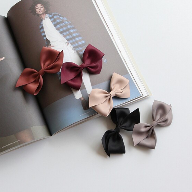 Hair Accessories New 3 days Soblie Ribbon Hairpin 