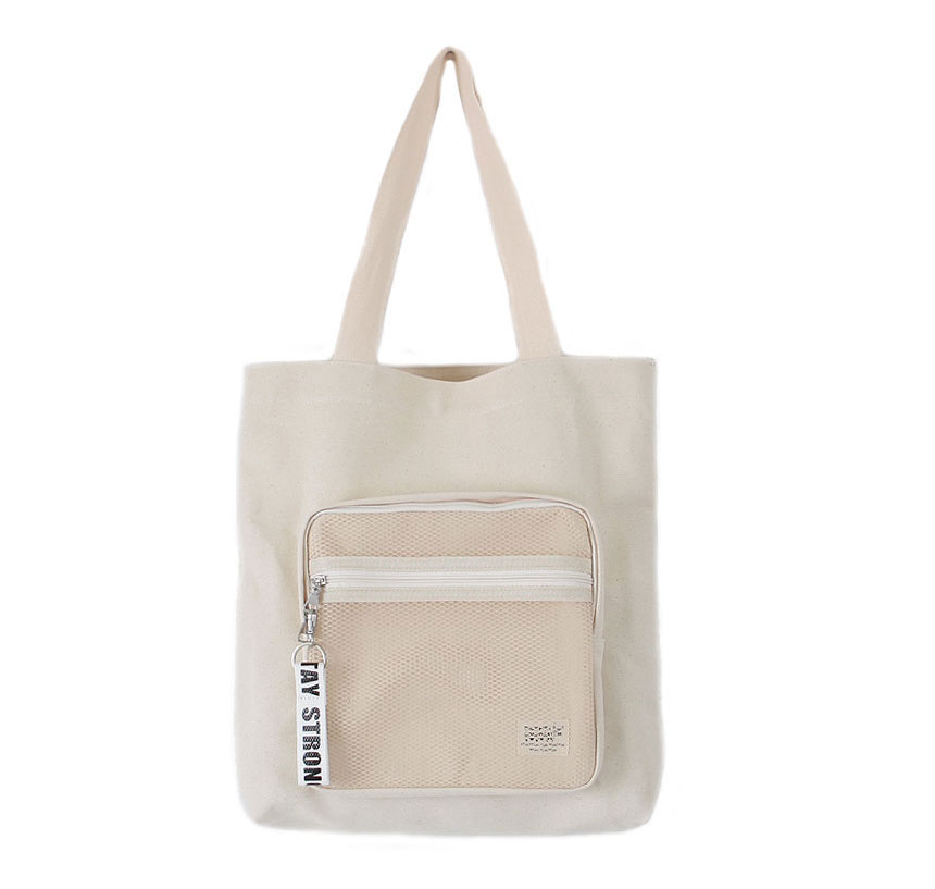 Rugged Denim Pocket Zipper Eco Bag Backpack Women&