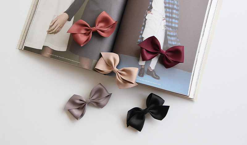 Hair Accessories New 3 days Soblie Ribbon Hairpin 