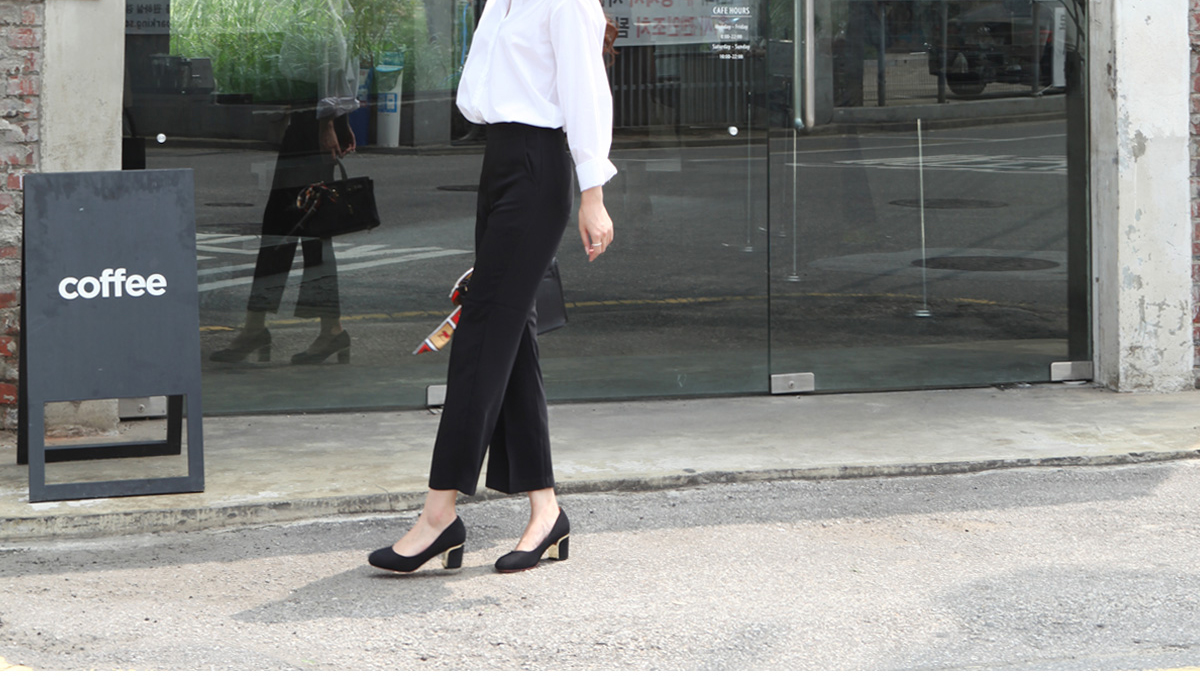 Mulley Suede Pumps Middel Hill Green Brown Black 2