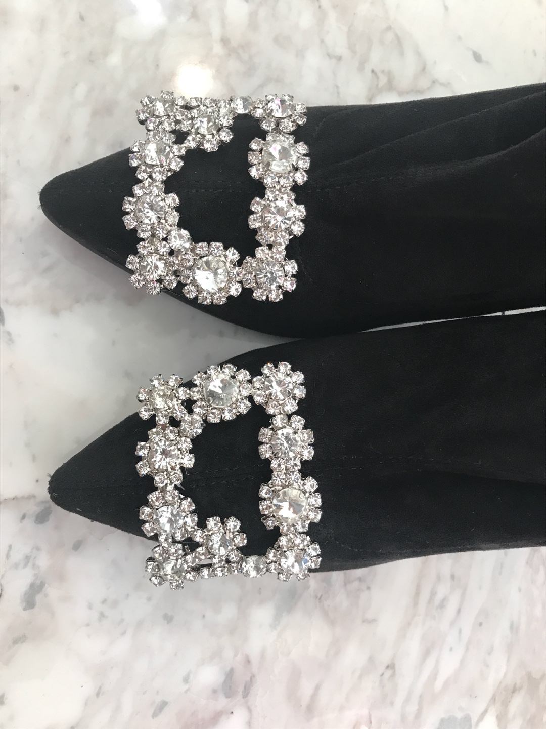 Bling Square Span Boots Date Look IG Stripe Looks 