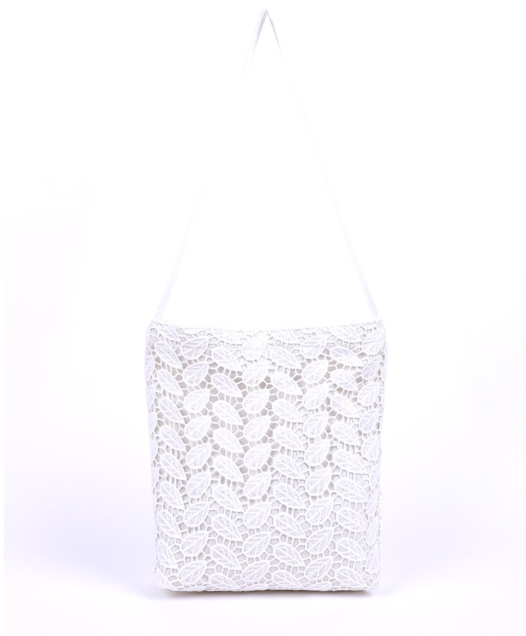 CLOI Fairy Fairy Lace Eco Bag White Black Bag Ligh
