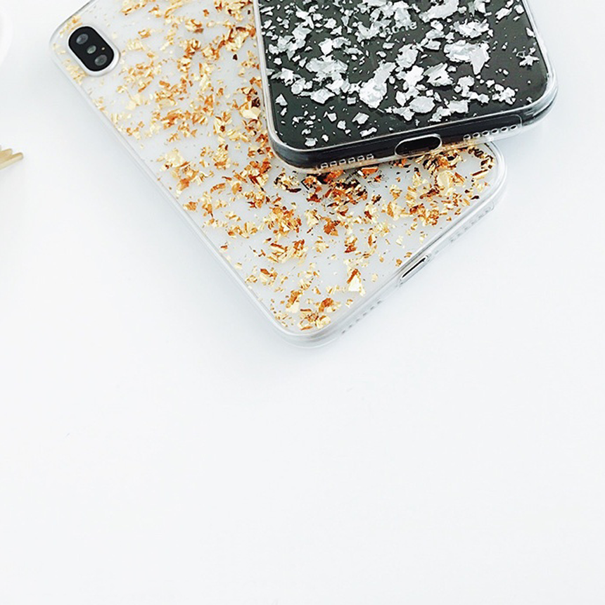 Gold iPhone 8 shiny case plus card storage Popular