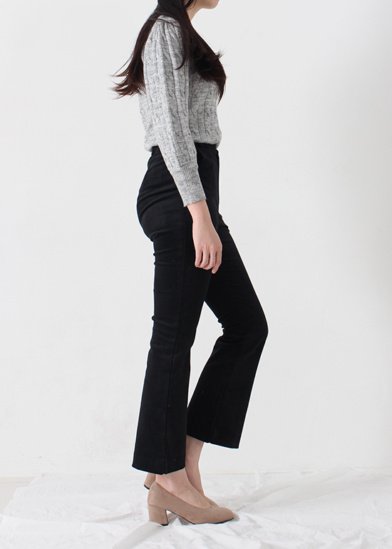 Suede round nose pumps 6cm midsole 6cm Shoes 6cm w