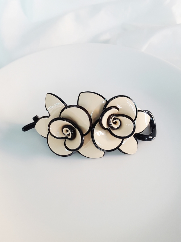 Hair Accessories French pin blossom banana half ha