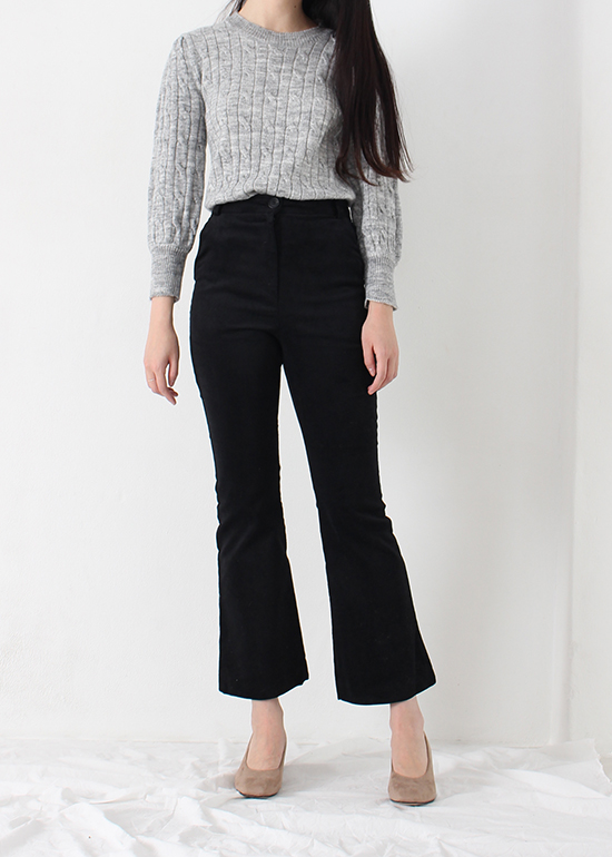 Suede round nose pumps 6cm midsole 6cm Shoes 6cm w