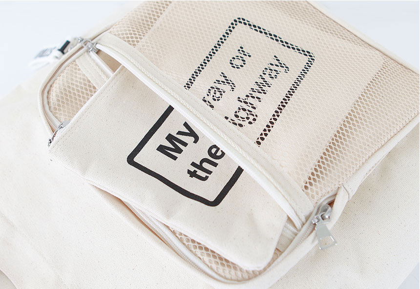 Rugged Denim Pocket Zipper Eco Bag Backpack Women&