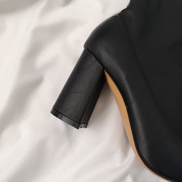 Suede Leather Span Angle Socks Boots 2TYPE Luxury 