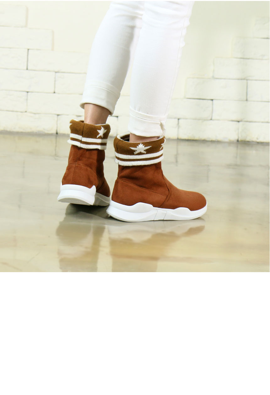 Suede casual Ankle boots 875 angle unique design