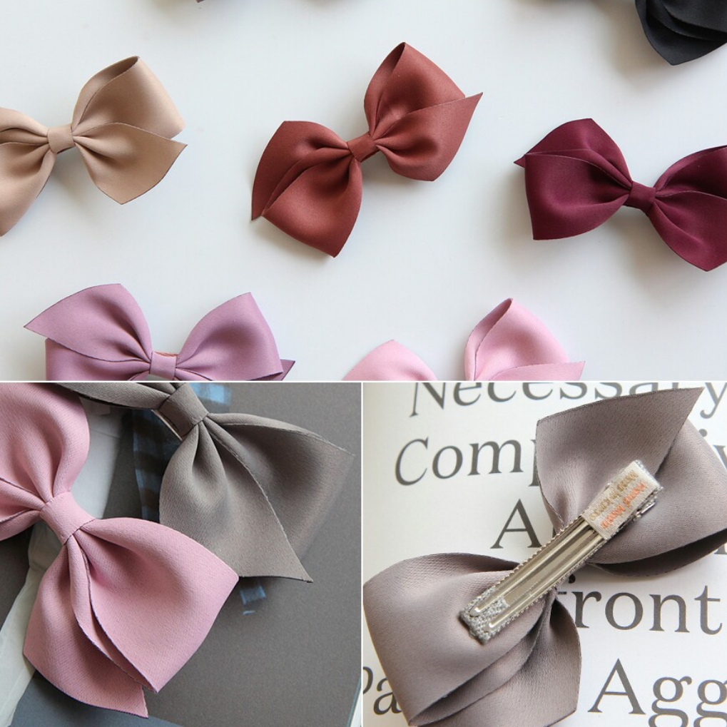 Hair Accessories New 3 days Soblie Ribbon Hairpin 