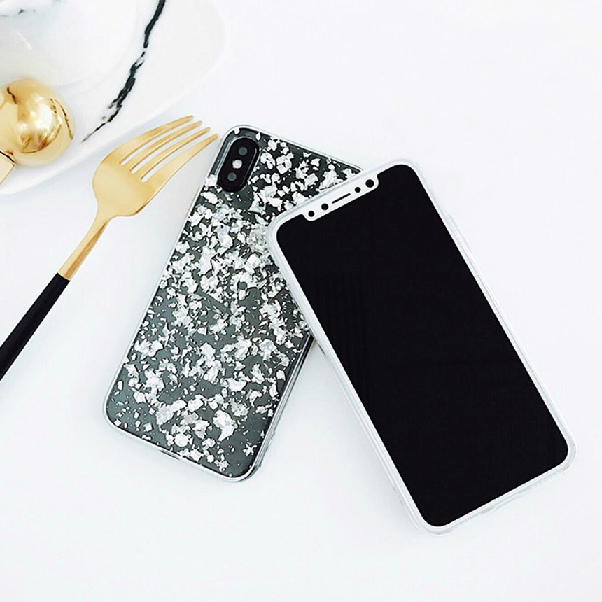 Gold iPhone 8 shiny case plus card storage Popular