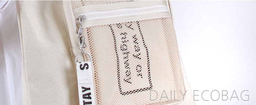 Rugged Denim Pocket Zipper Eco Bag Backpack Women&