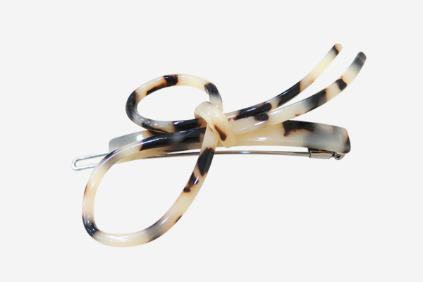 Hair Accessories Ribbon Knot Leopard Point Pin Fre