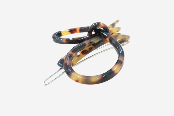 Hair Accessories Ribbon Knot Leopard Point Pin Fre
