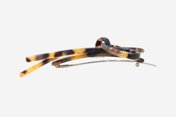 Hair Accessories Ribbon Knot Leopard Point Pin Fre