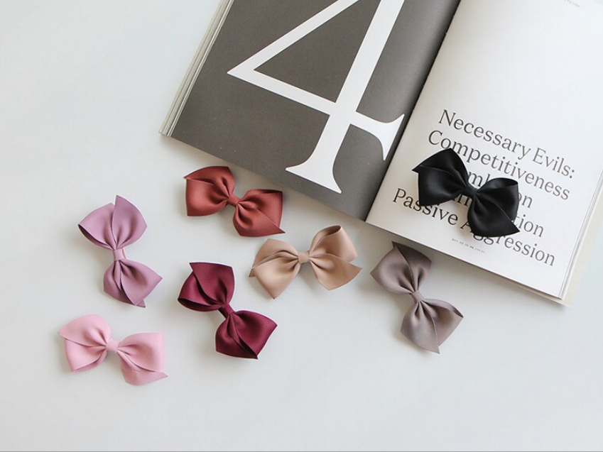 Hair Accessories New 3 days Soblie Ribbon Hairpin 