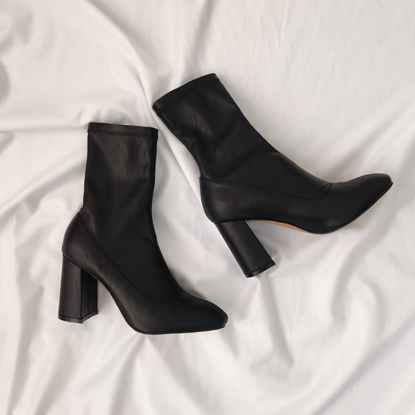 Suede Leather Span Angle Socks Boots 2TYPE Luxury 