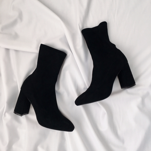 Suede Leather Span Angle Socks Boots 2TYPE Luxury 