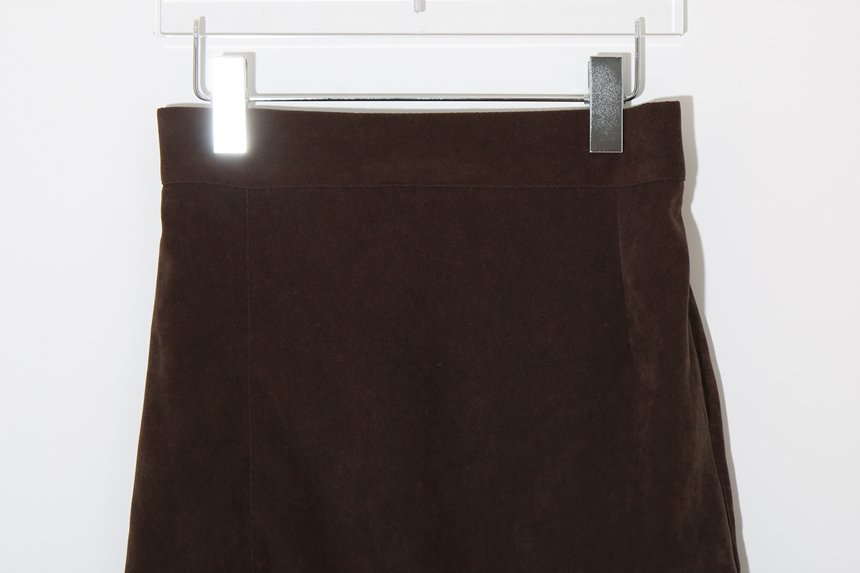 Velvet Long Pleated Flare A Line Pleated Fall Skir