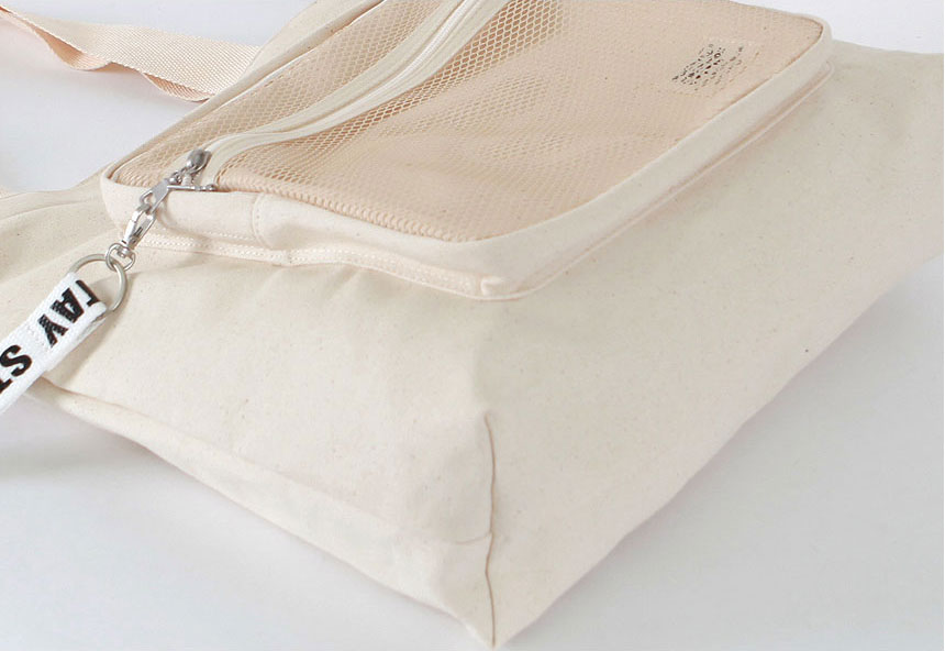 Rugged Denim Pocket Zipper Eco Bag Backpack Women&