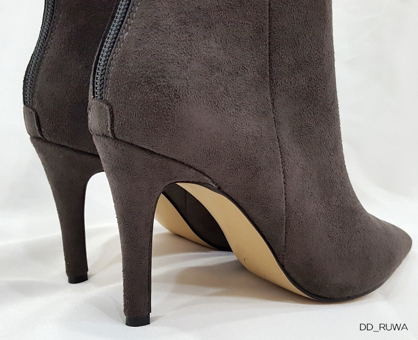 Suede Angle Boots Lovely Tangy formal romantic sty