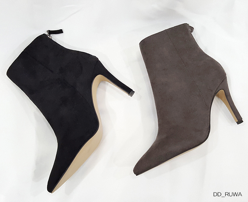Suede Angle Boots Lovely Tangy formal romantic sty