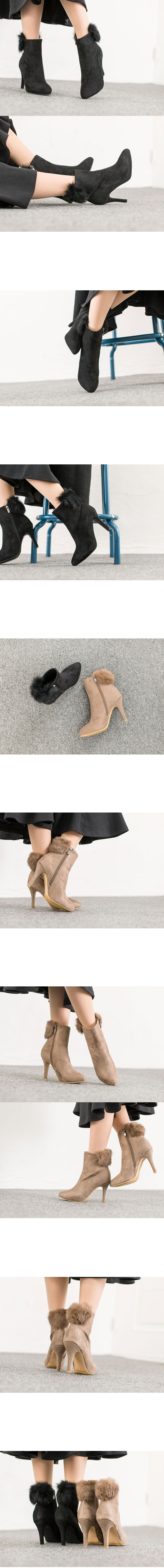 Dale Suede Woofer Ankle Booty Hill 9.5cm Bonnie &a