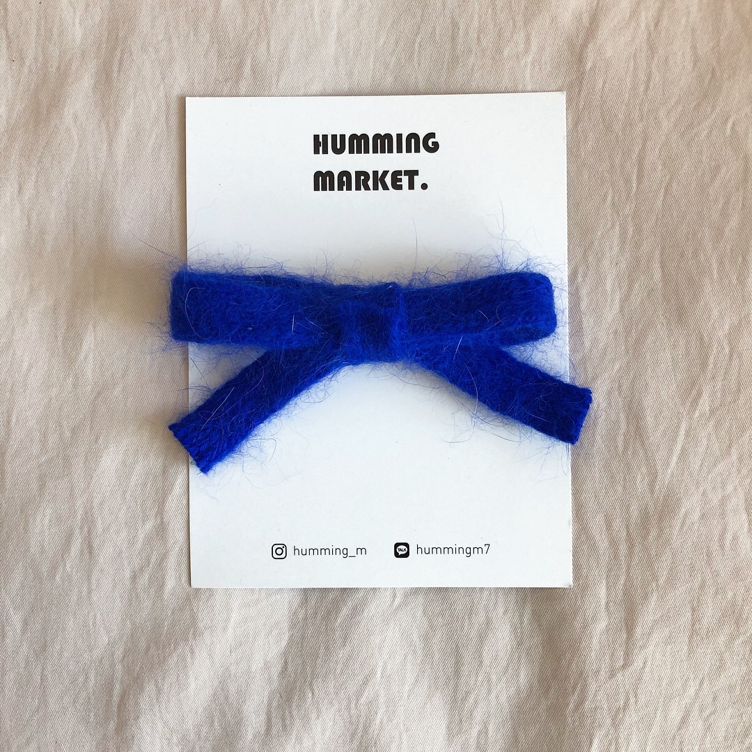 Hair Accessories Angora Girl Ribbon Pin Toddler Ha