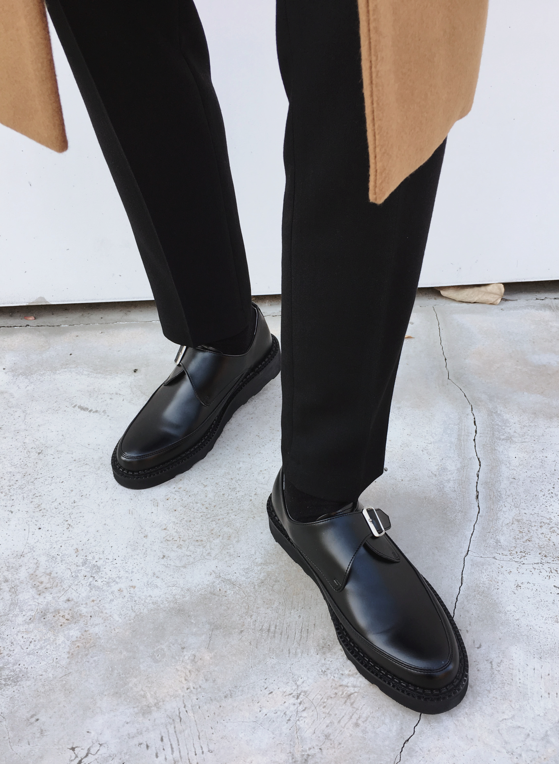 Men's Strength Monk Strap Clipper Shoes Loafers