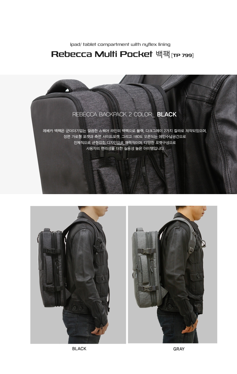 Europe Travel Carrier Backpacks USB Notebook 20s M