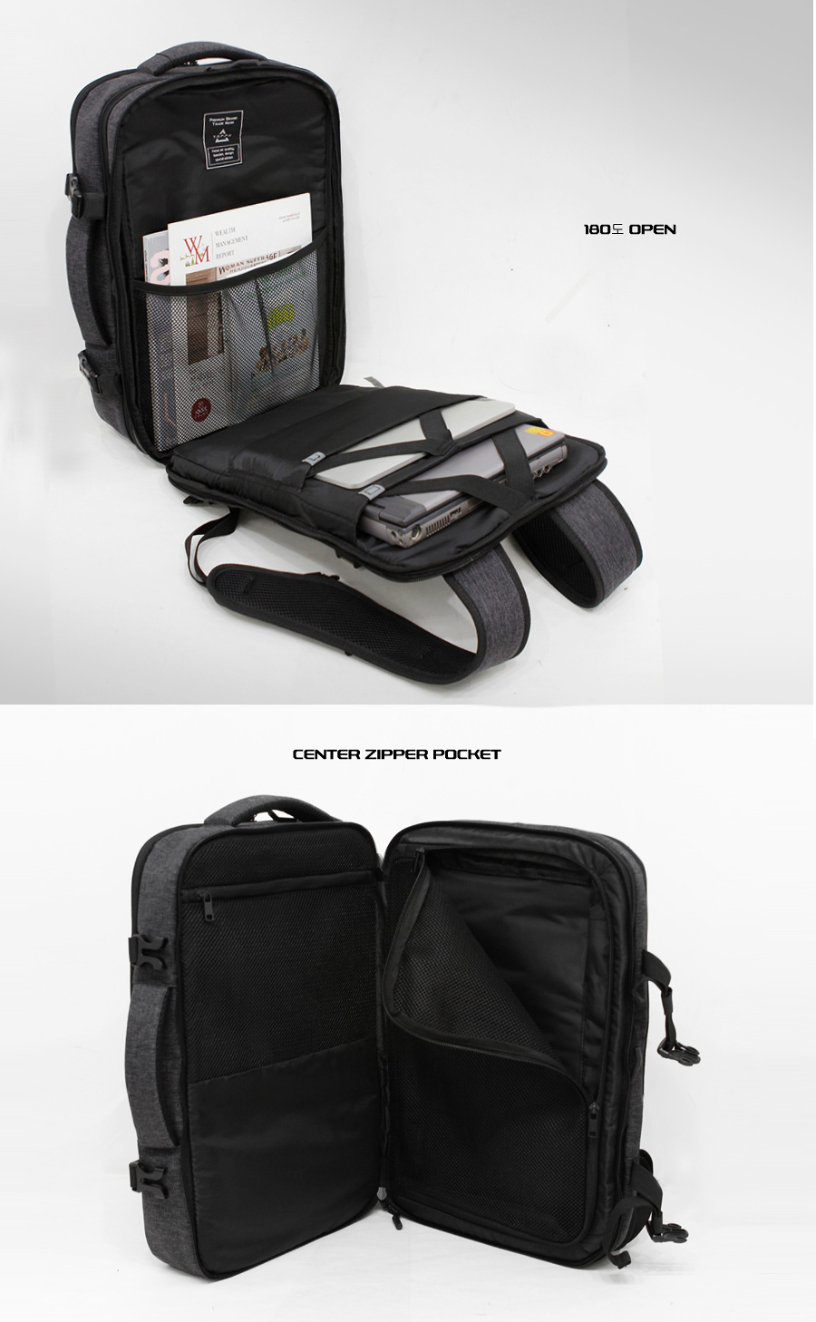 Carrier bag bag simple square backpack 2color trav