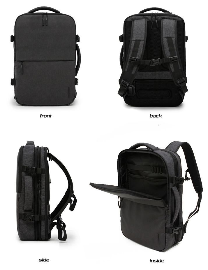 Carrier bag bag simple square backpack 2color trav