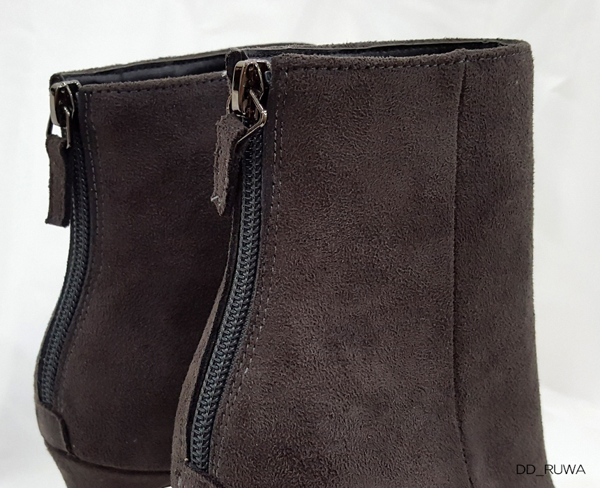 Suede Angle Boots Lovely Tangy formal romantic sty
