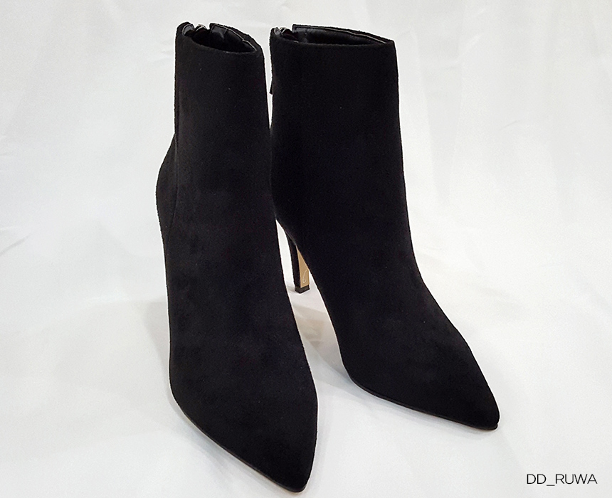Suede Angle Boots Lovely Tangy formal romantic sty