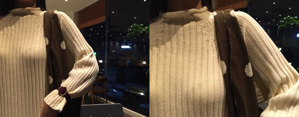 Winter 80% dot Eco-back knit wool 80 Recommended b