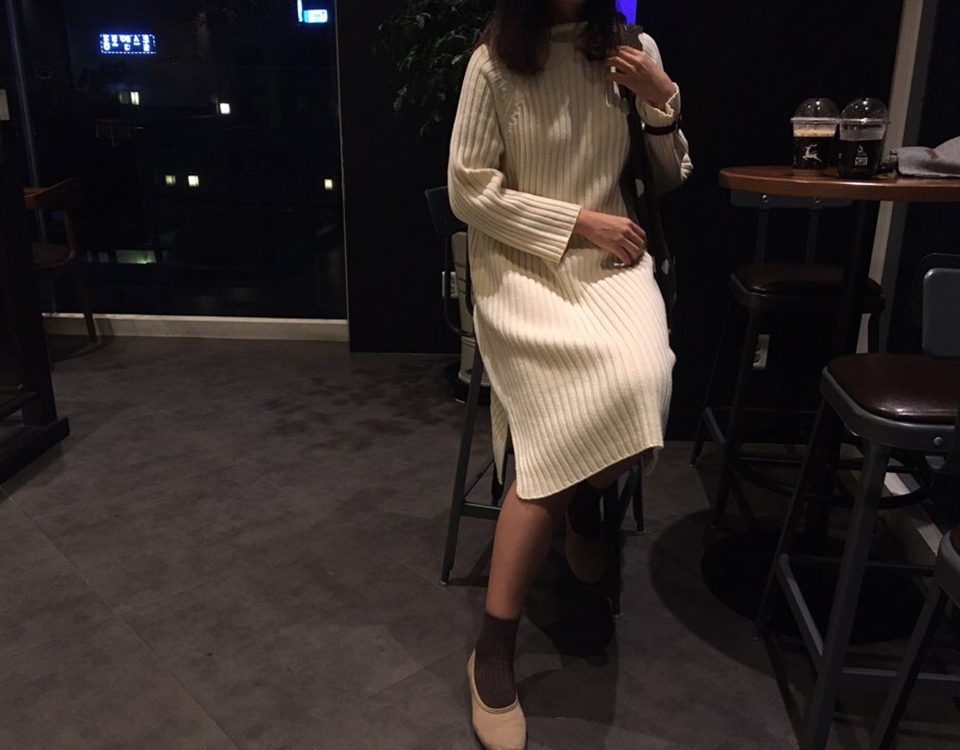 Winter 80% dot Eco-back knit wool 80 Recommended b