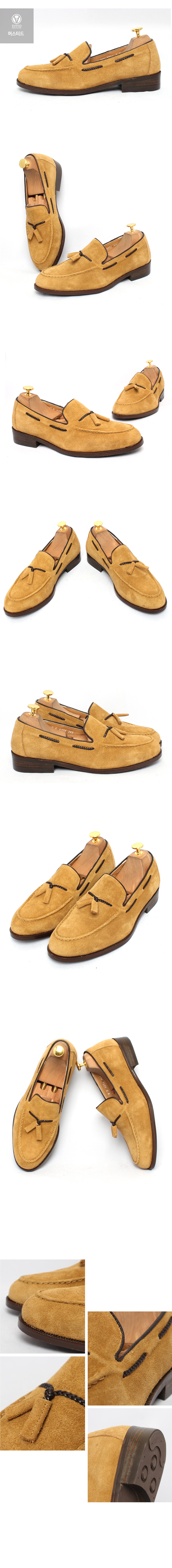 Men's handmade suede tester loafers LFJ172 240m