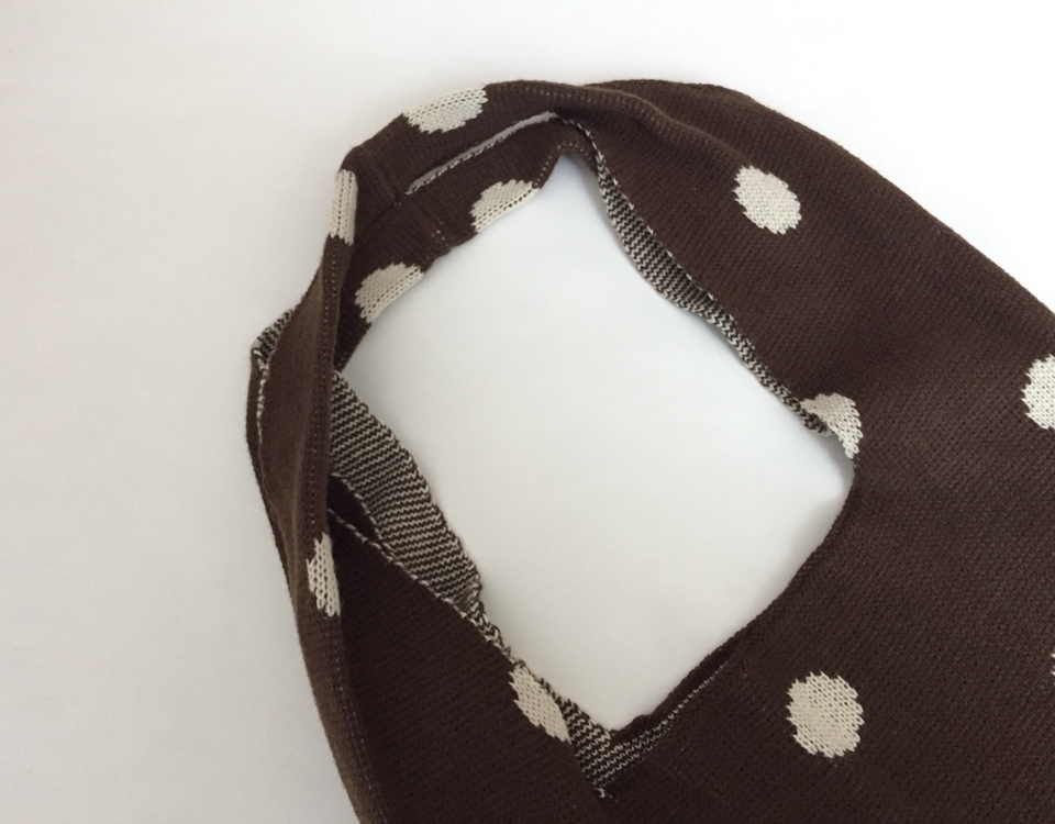 Winter 80% dot Eco-back knit wool 80 Recommended b