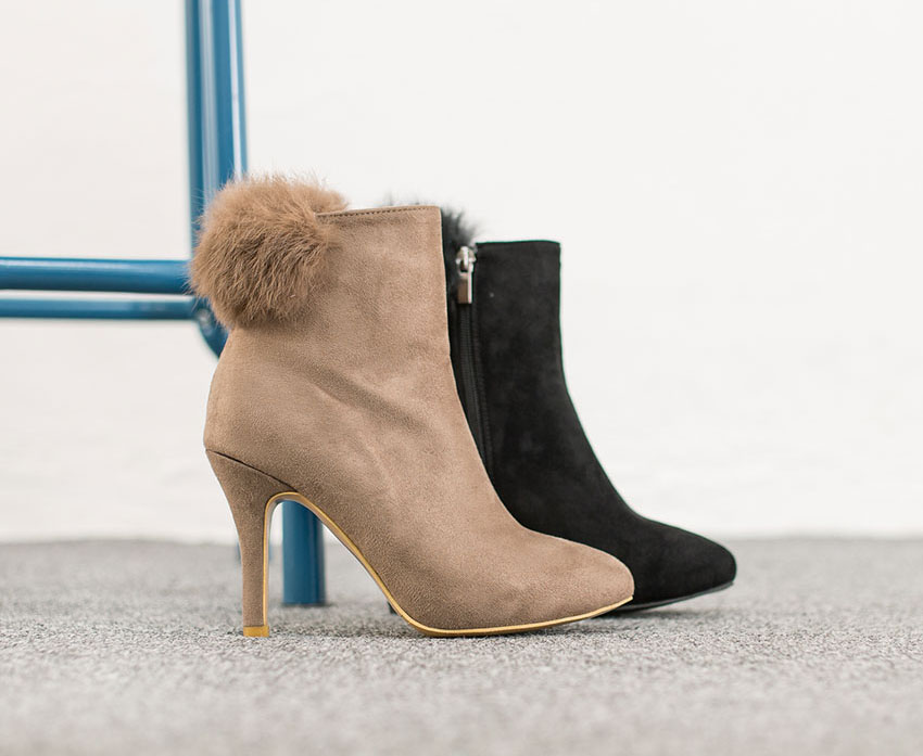 Dale Suede Woofer Ankle Booty Hill 9.5cm Bonnie &a