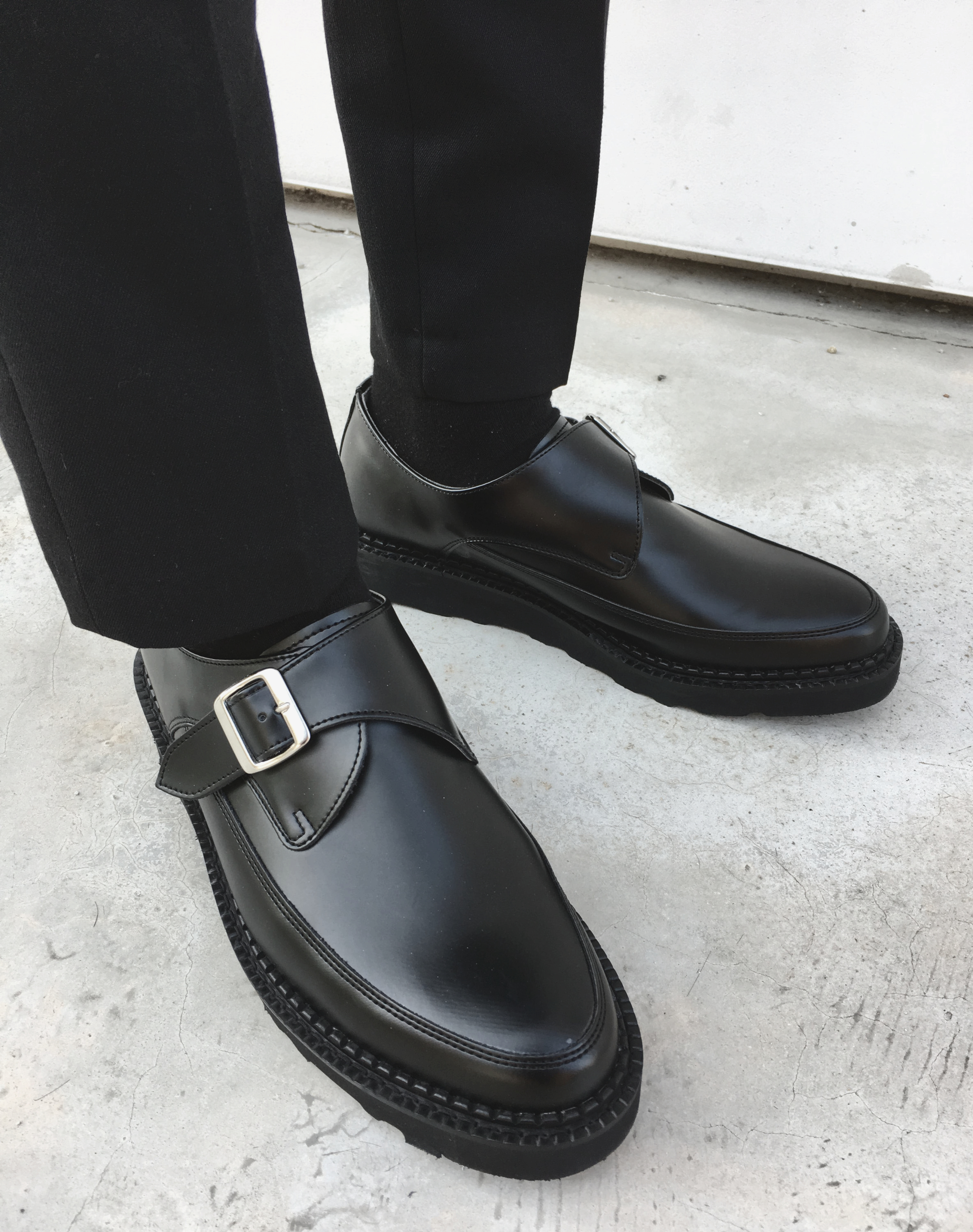 Men's Strength Monk Strap Clipper Shoes Loafers