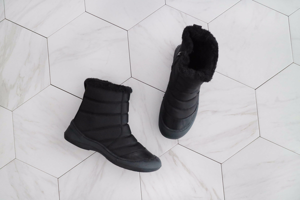 502_ A mid-winter padded mid-boots daily shoes rec