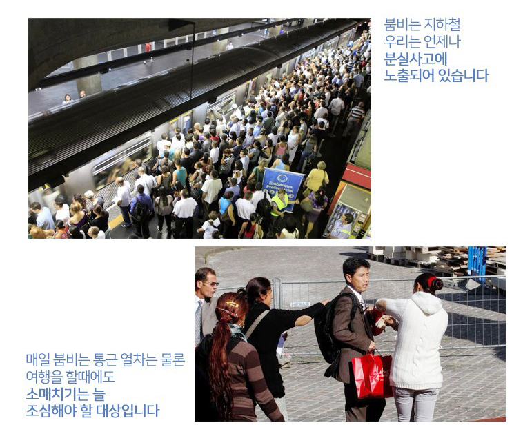 Antitheft Backpack Carrier Connection Bag 3color T