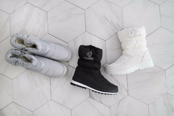 908_ Padded boots that will warm you up only to se