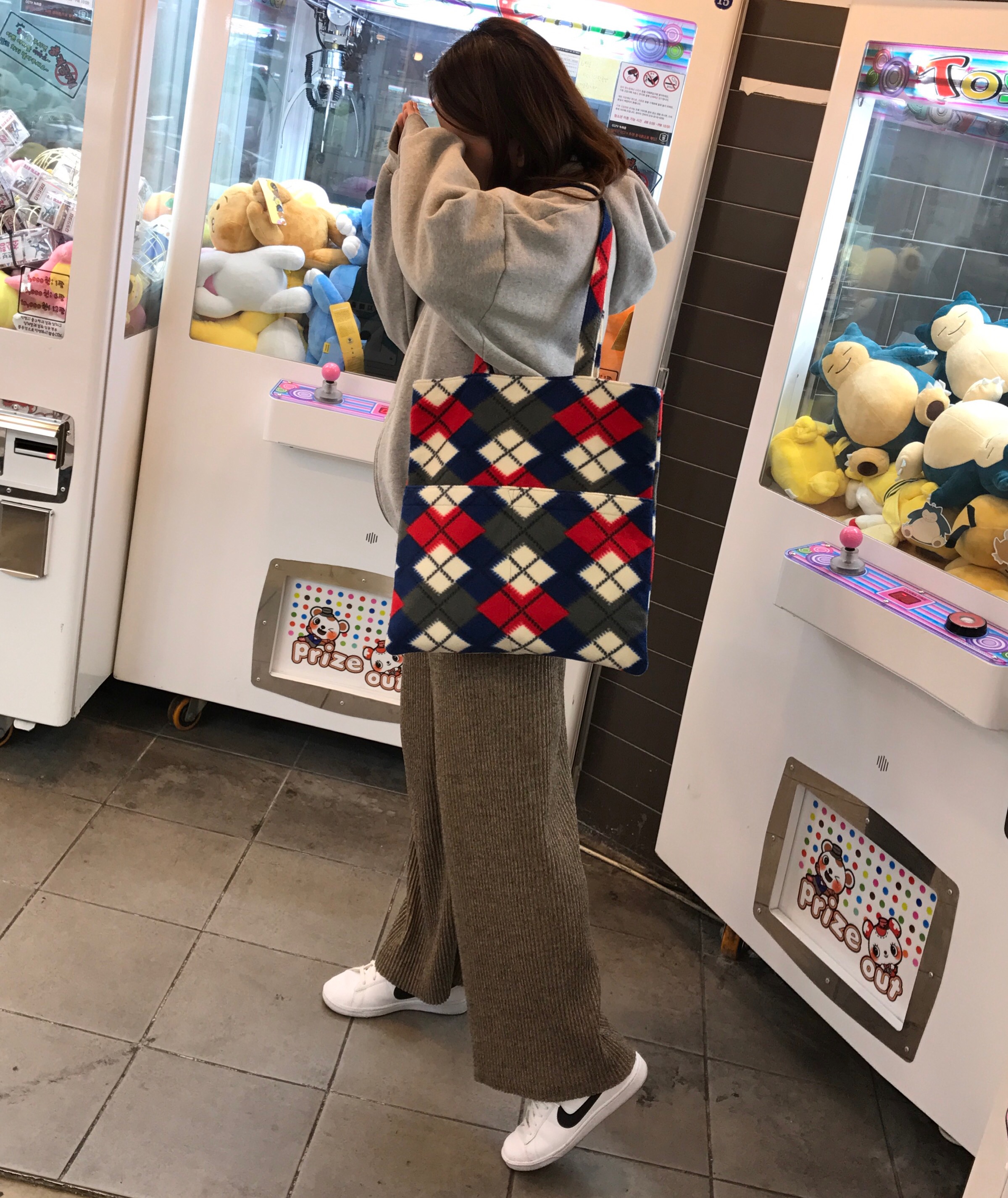 Free Shipping Furisukoto Eco Bag Zipper Winter Dai