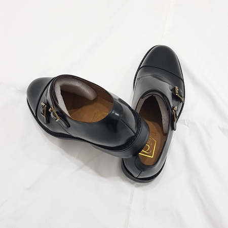 206 Double Monk Strap Men's Handmade Shoe Loafe