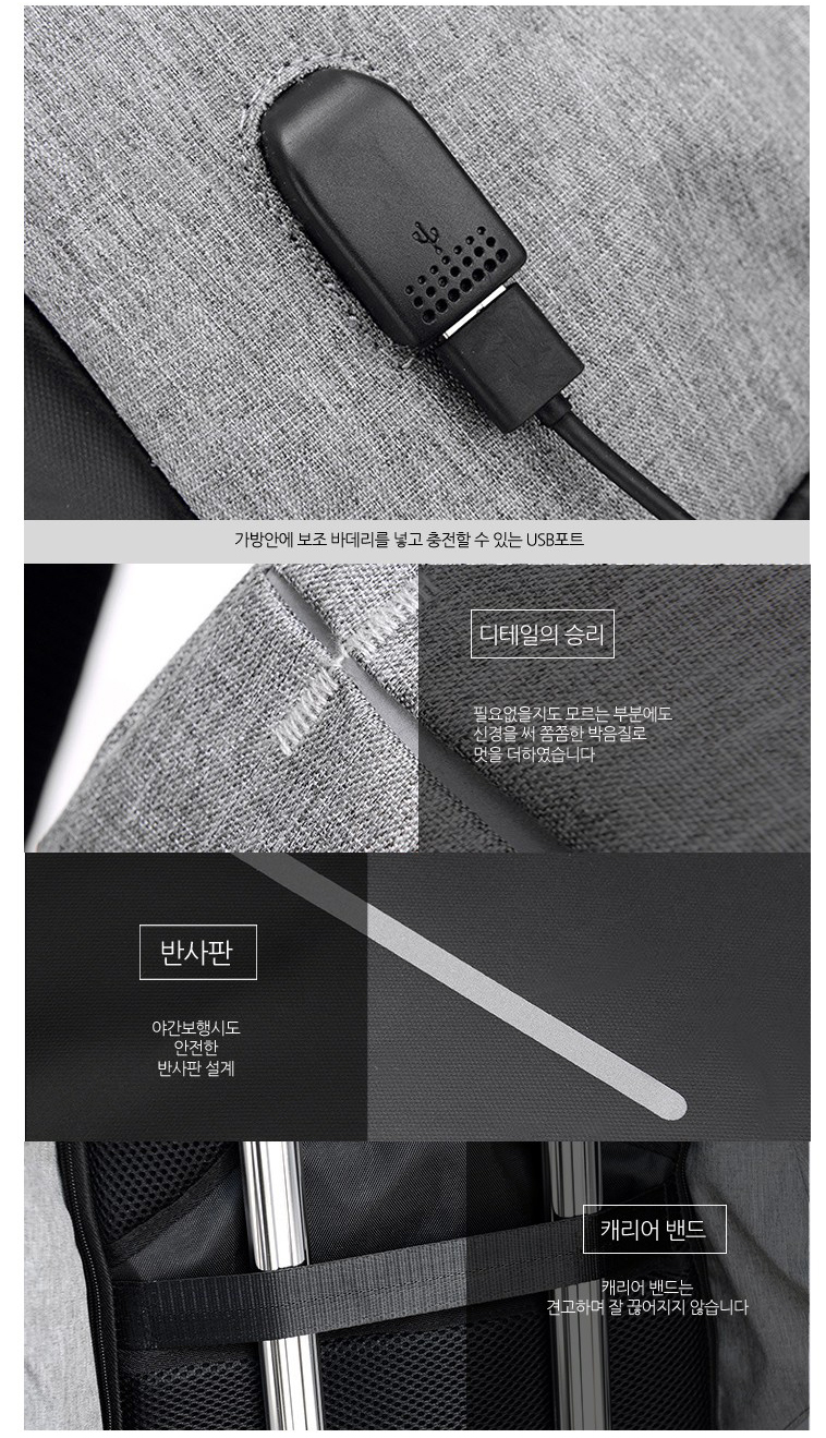 Antitheft Backpack Carrier Connection Bag 3color T